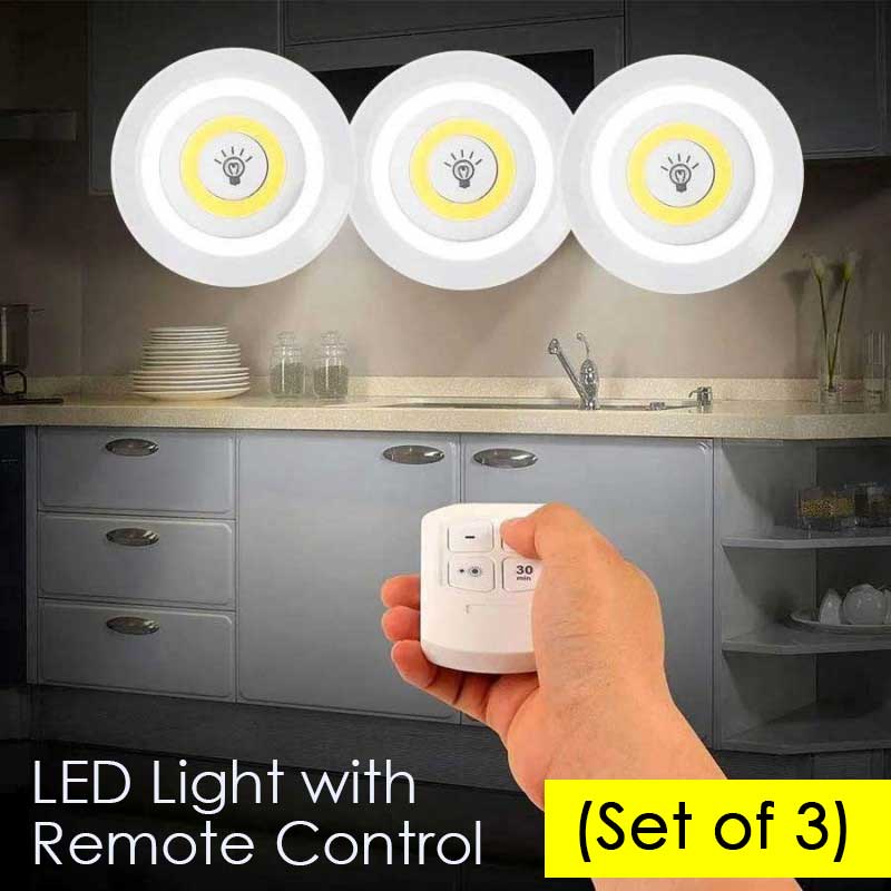 LED Light With Remote Control – alternate angle