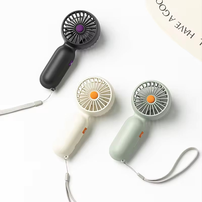 Handheld Mini Fan – 1200mAh USB Rechargeable Pocket Fan – image 2