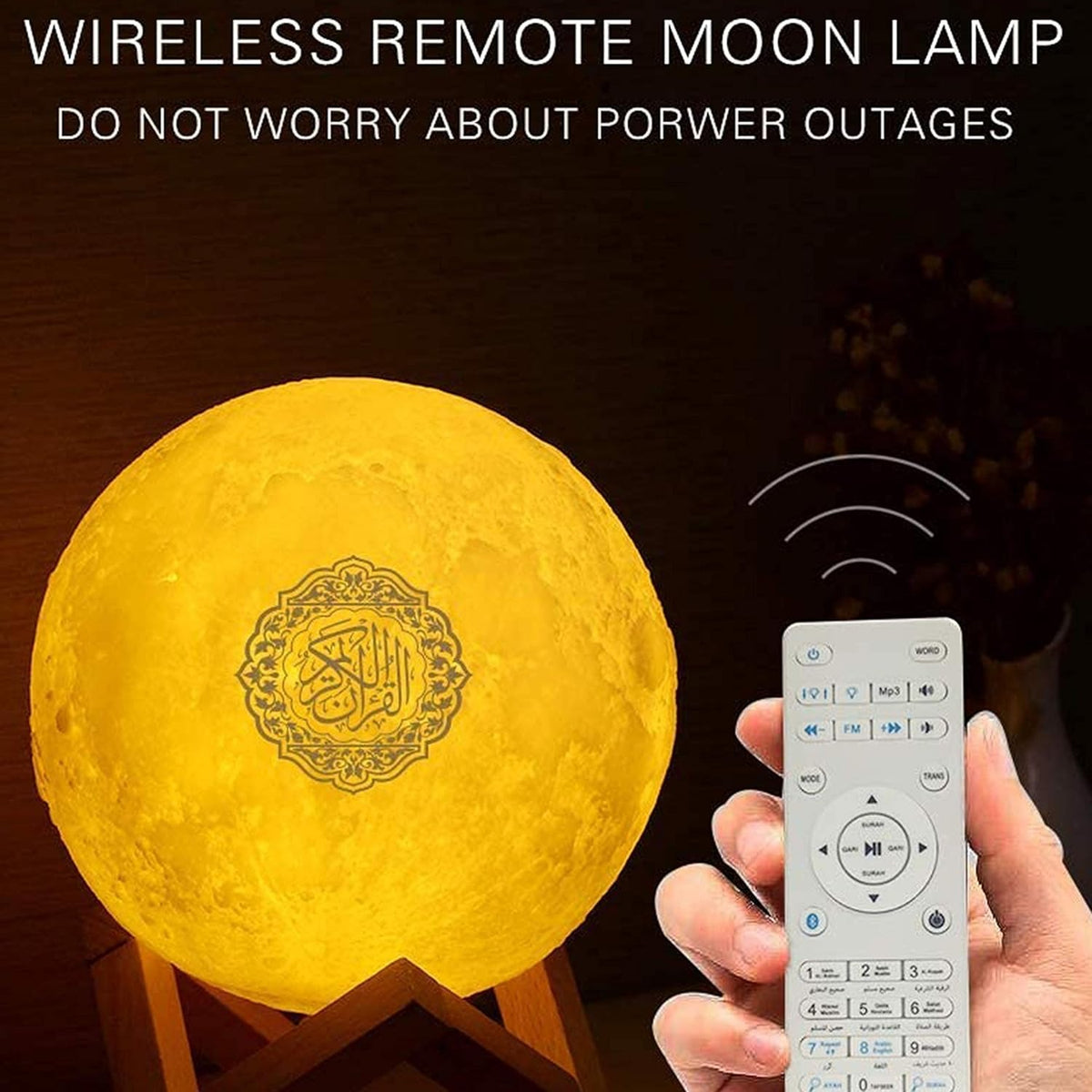 Moon lamp features