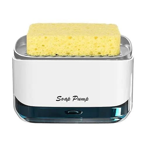 Dish Soap Dispenser with Sponge Holder – 2-in-1 Kitchen Caddy – image 5