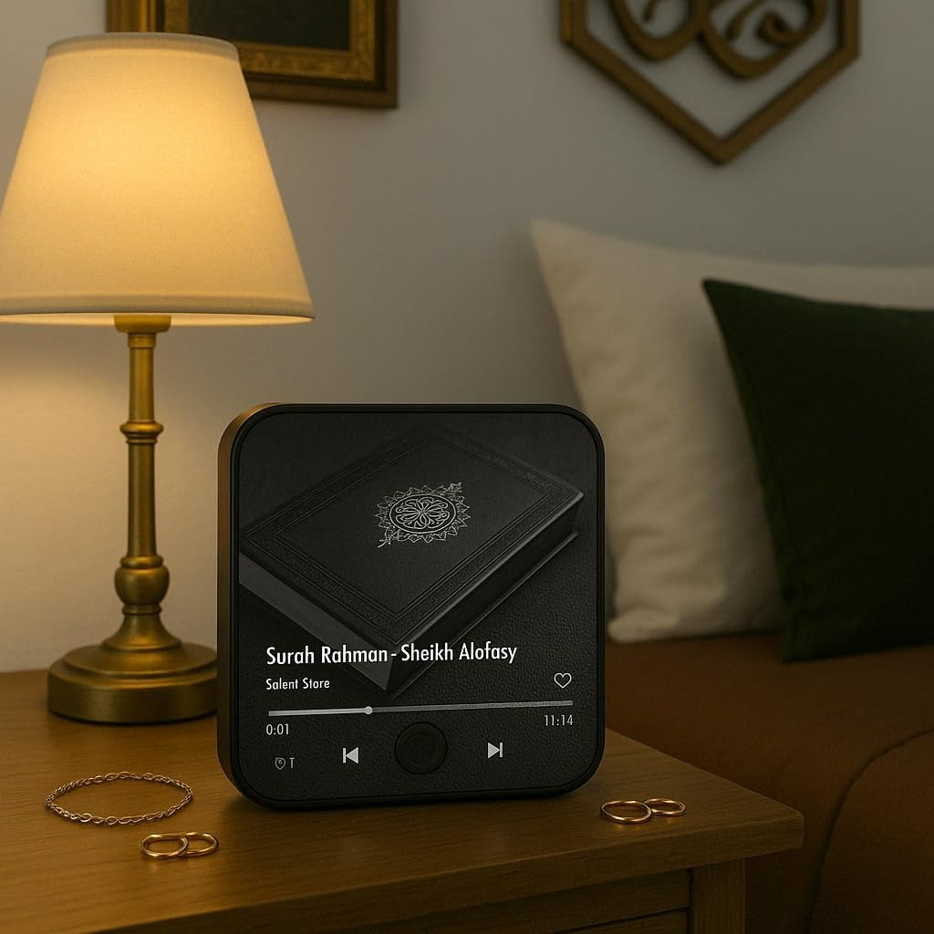 Quran magnet one-touch button