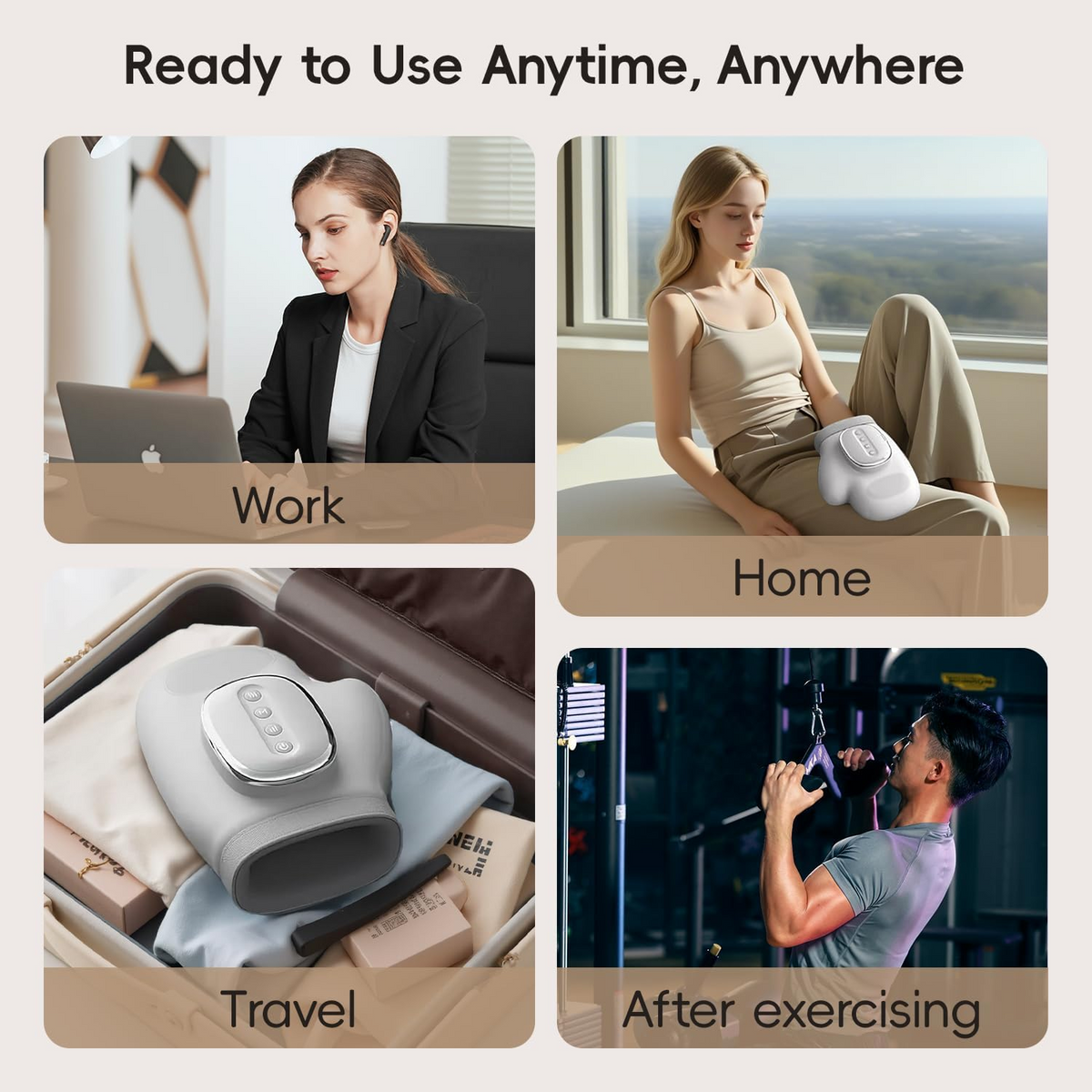 Heated Air Compression Hand Massager – 13 Airbags – image 5