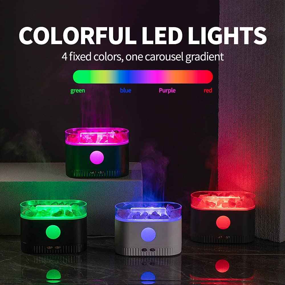Salt Lamp Aroma Diffuser – alternate angle