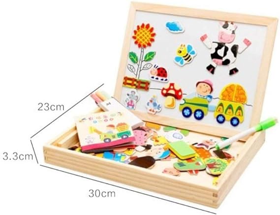 Kids Wooden Drawing Board – front view