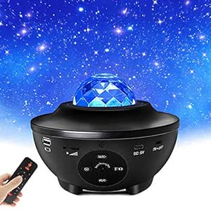 Galaxy Ocean Light Projector – packaging and contents