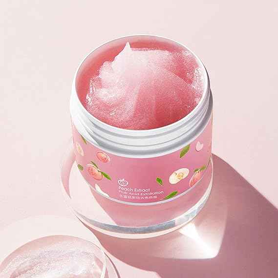 Peach Exfoliating Face Gel – packaging and contents