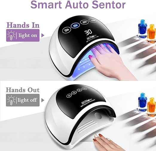 LED Caring Nail Lamp – close-up