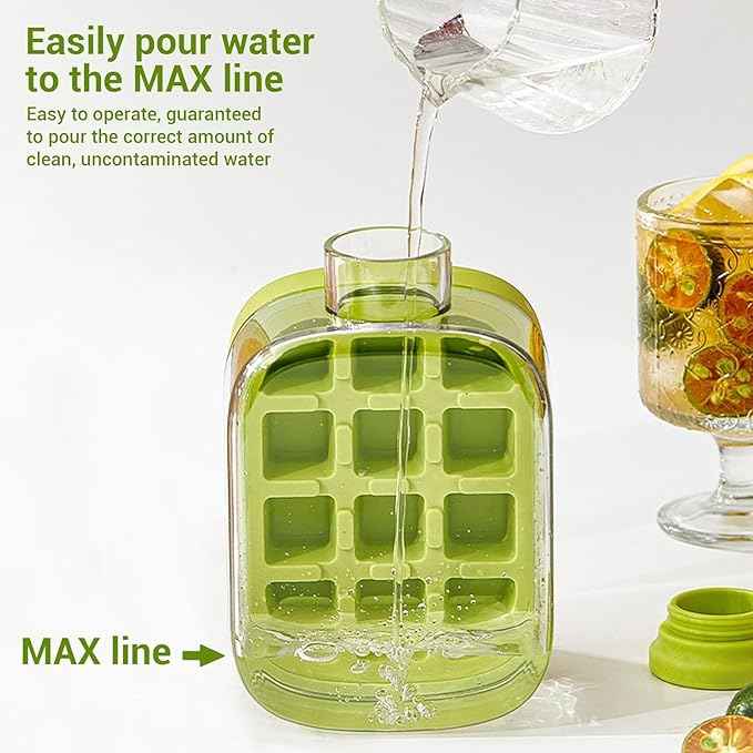 2-in-1 Ice Cube Maker Water Bottle – 500 ml