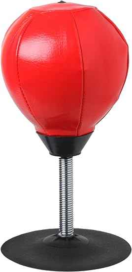 Tabletop Punching Bag – in use