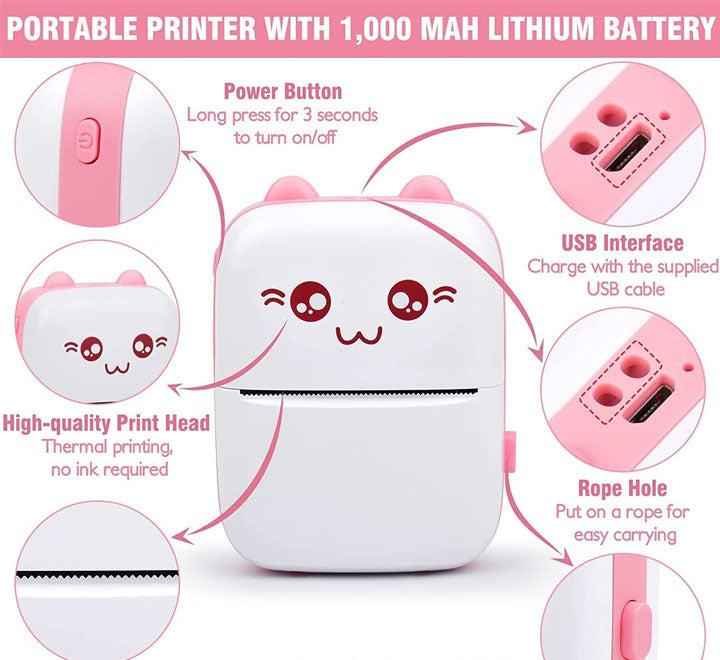 Mini Pocket Thermal Printer – alternate angle