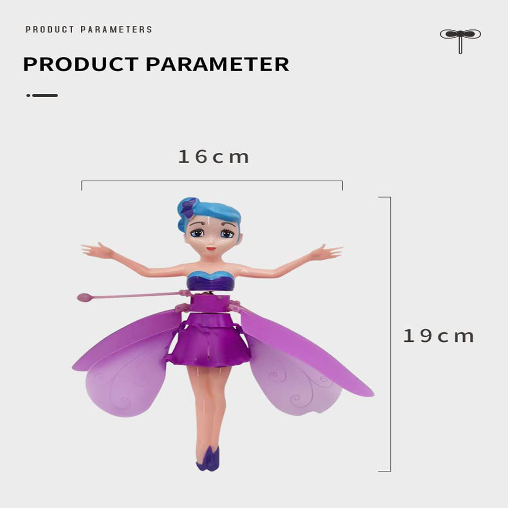 Magic Flying Fairy Princess Doll – packaging and contents