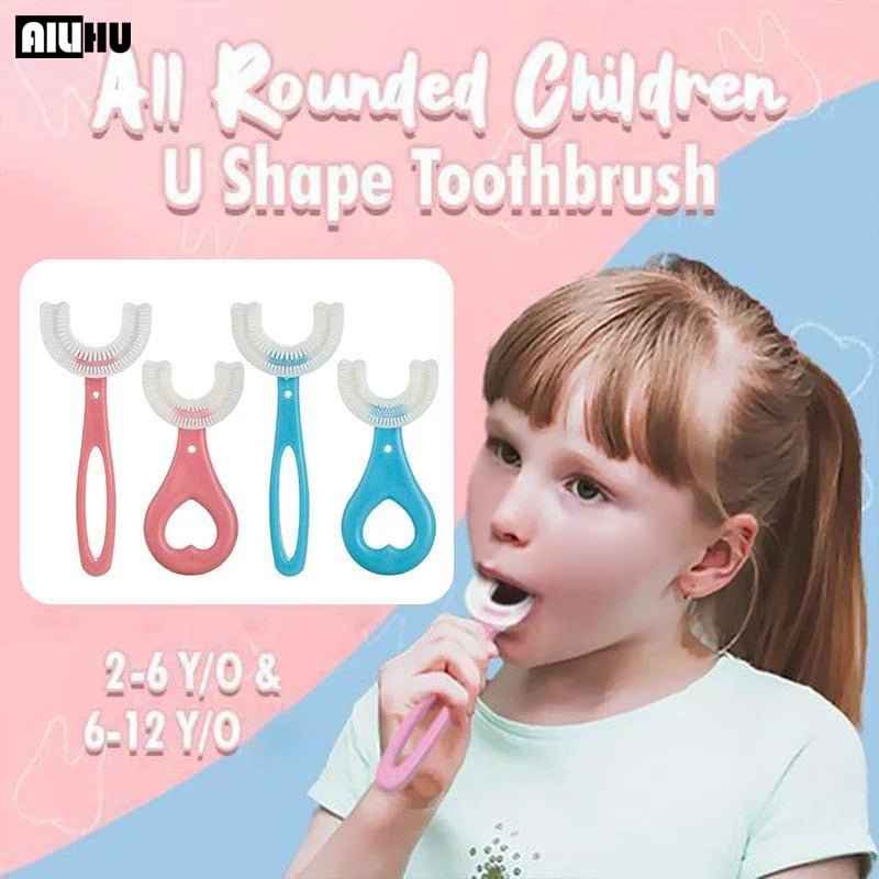 Kids U-Shaped Toothbrush – alternate angle