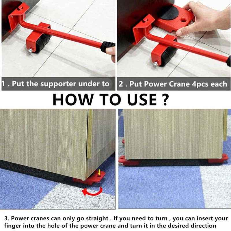 Heavy Duty Furniture Mover – in use