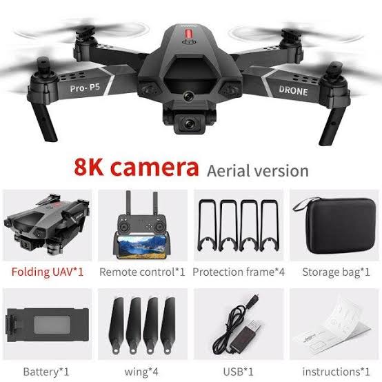 Drone 8K HD Camera aerial photography 5G WIFI FPV Foldable