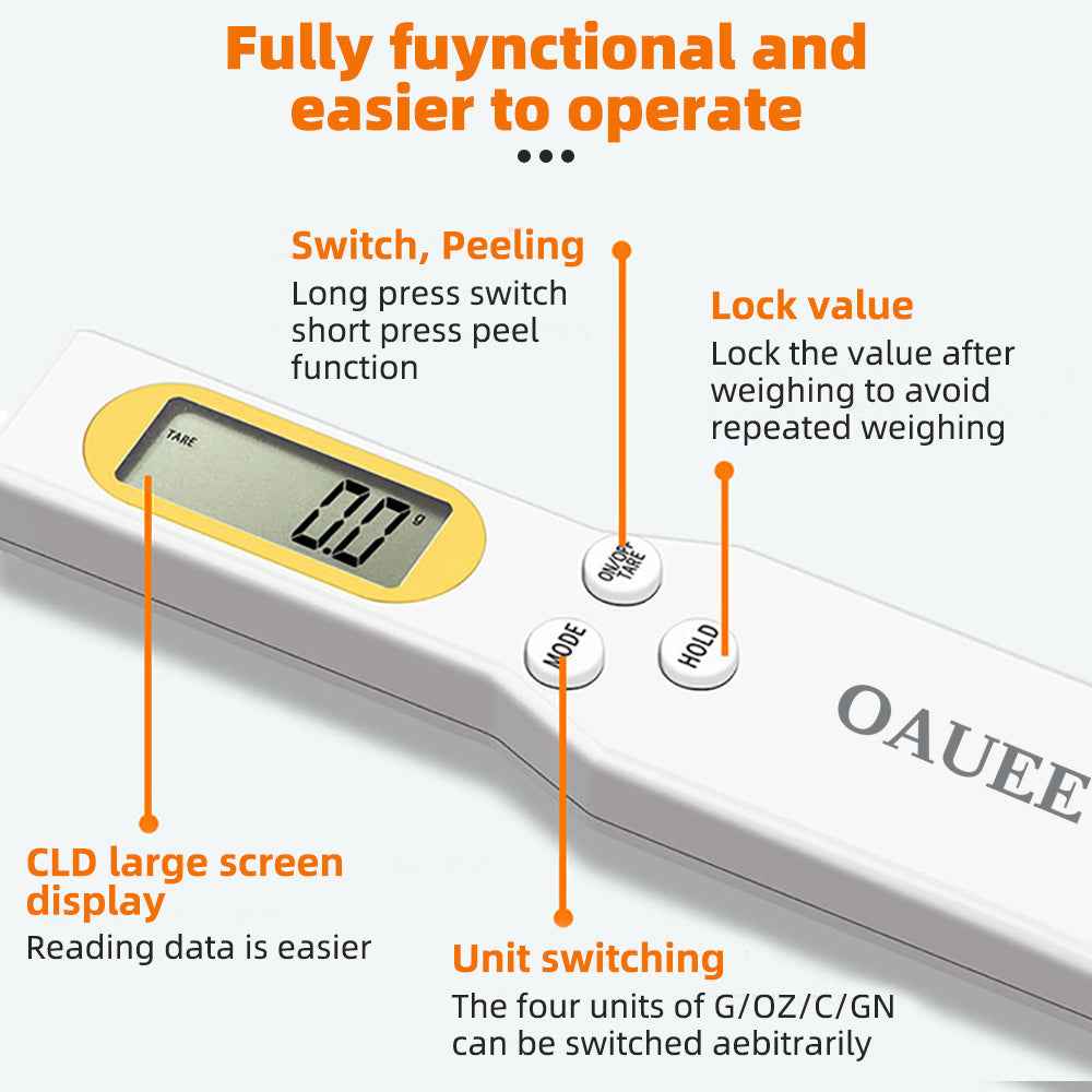 Digital Spoon Scale – detail view 2