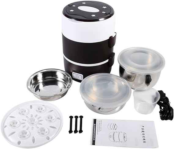 Electric heating lunch box for school and work