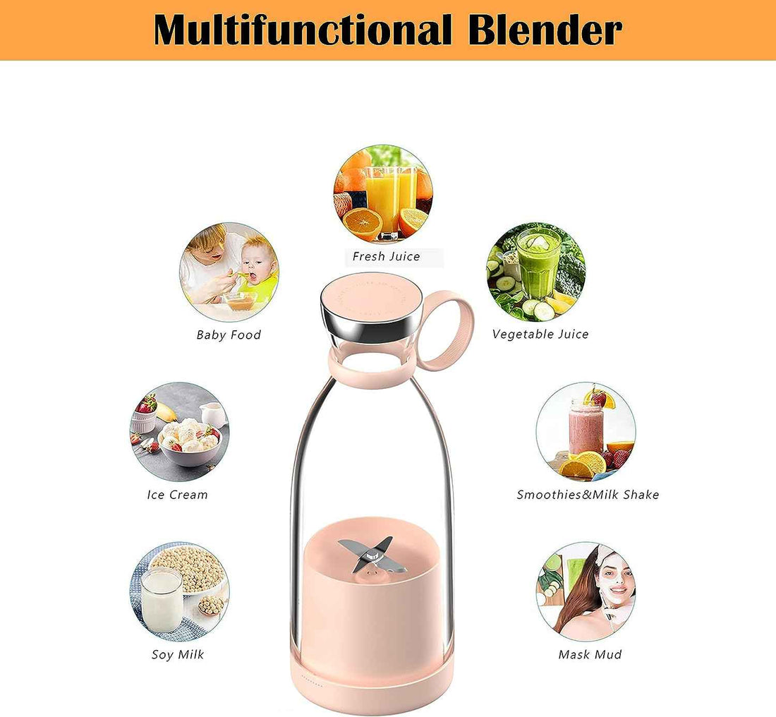 Portable fresh juice blender for smoothies