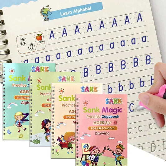 Kids handwriting practice copybook set