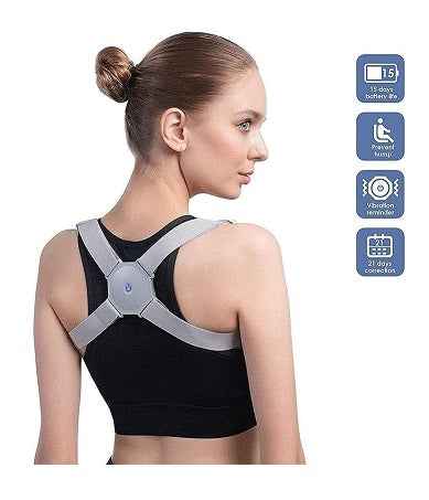 Adjustable posture corrector for desk workers