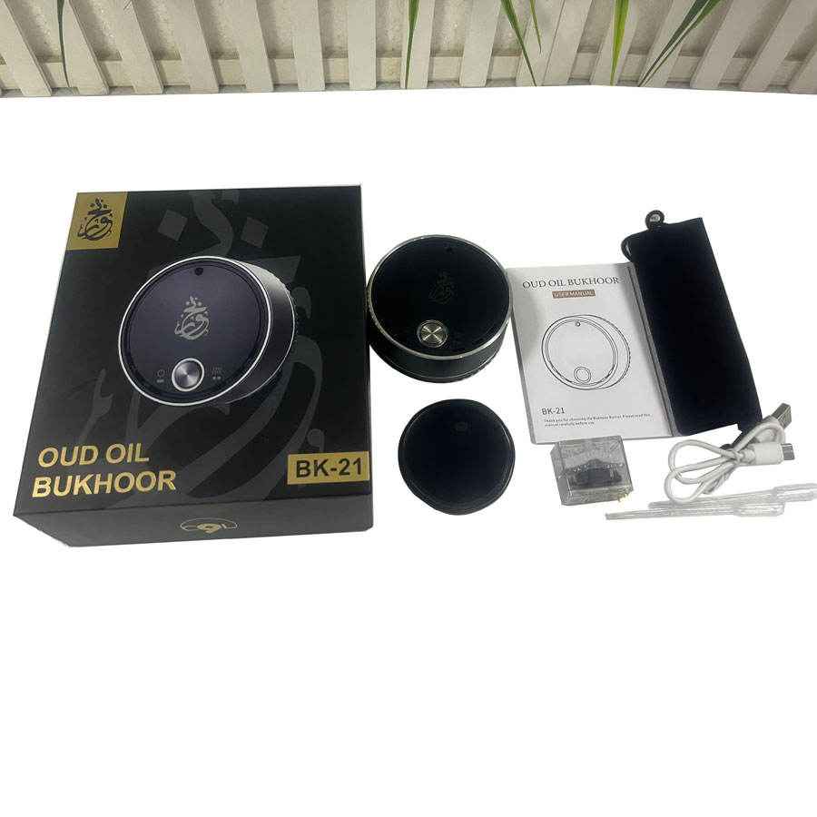 Rechargeable electric oud oil bakhoor burner