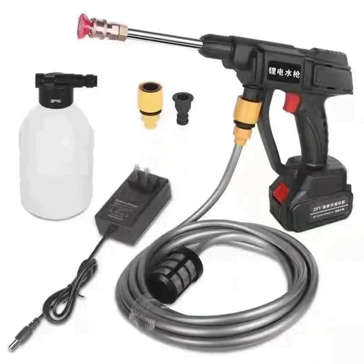 Cordless car pressure washer for washing cars at home in the UAE