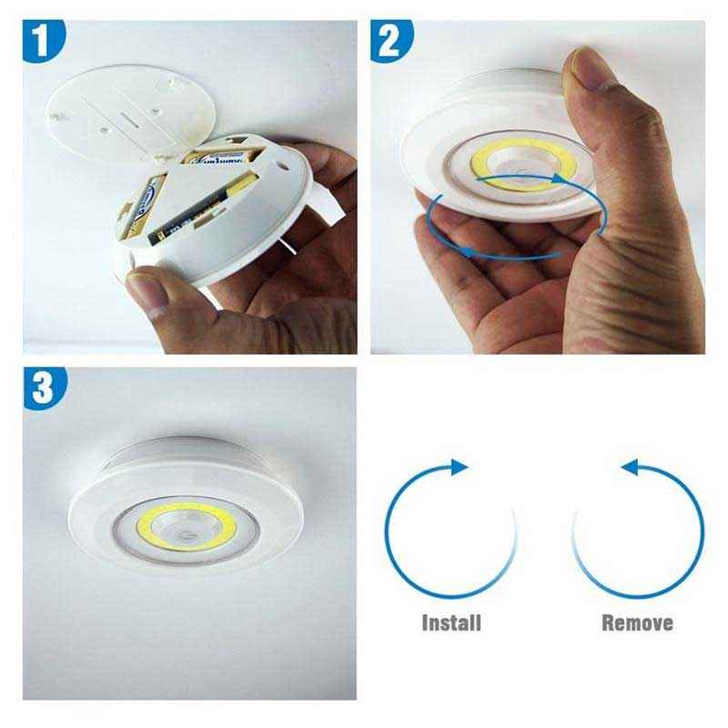 LED Light With Remote Control – front view