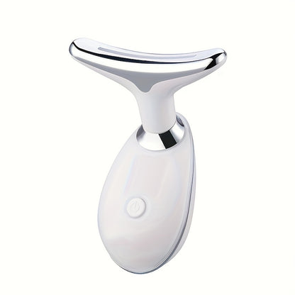 LED Facial and Neck Massager – Rechargeable Vibration Beauty Device – image 5