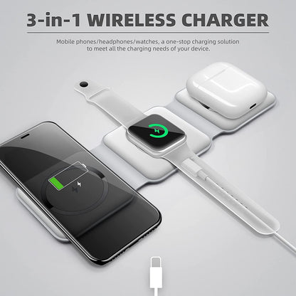 3-in-1 Foldable Wireless Charging Pad – 15W Fast Charging Station – image 6