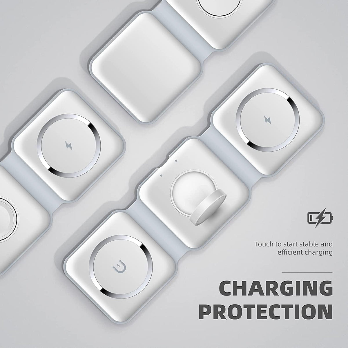 3-in-1 Foldable Wireless Charging Pad – 15W Fast Charging Station – image 5