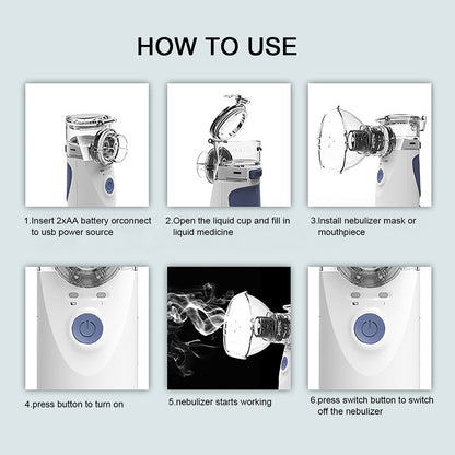 Portable Mesh Nebulizer – Handheld, Quiet Operation – image 4