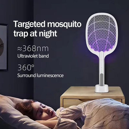 Foldable Electric Mosquito Swatter – Rechargeable Bug Zapper Racket – image 1