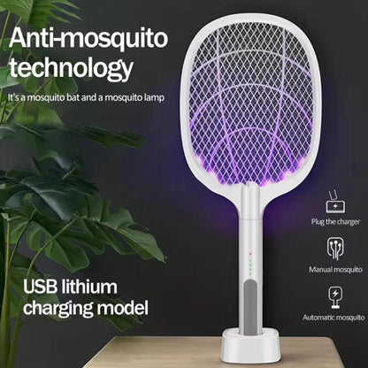 Foldable Electric Mosquito Swatter – Rechargeable Bug Zapper Racket – image 3
