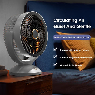 Cordless air circulator fan