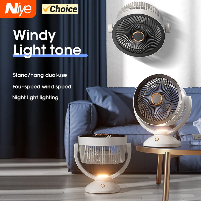 Fan folding head