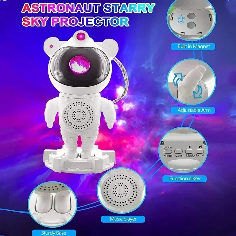 Astronaut galaxy projector