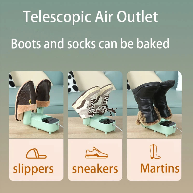 Foldable shoe dryer