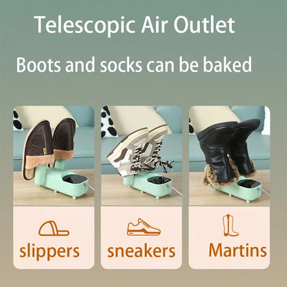 Foldable shoe dryer