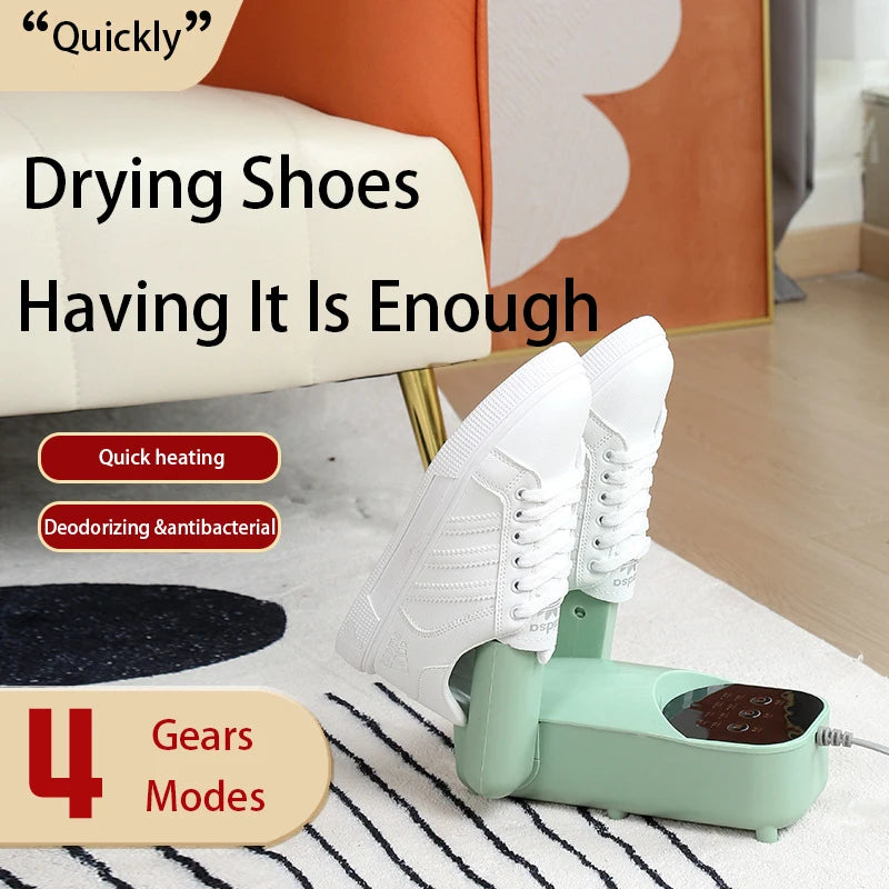 Shoe dryer in trainers
