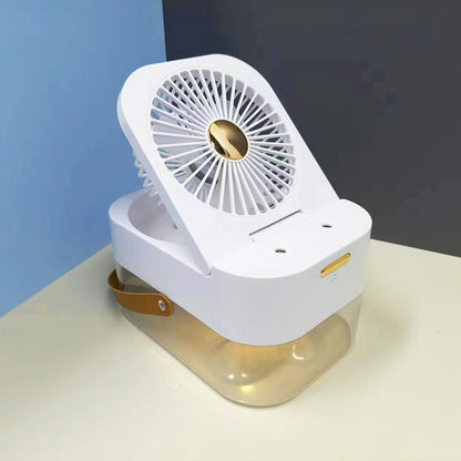 Mini cooling fan mist