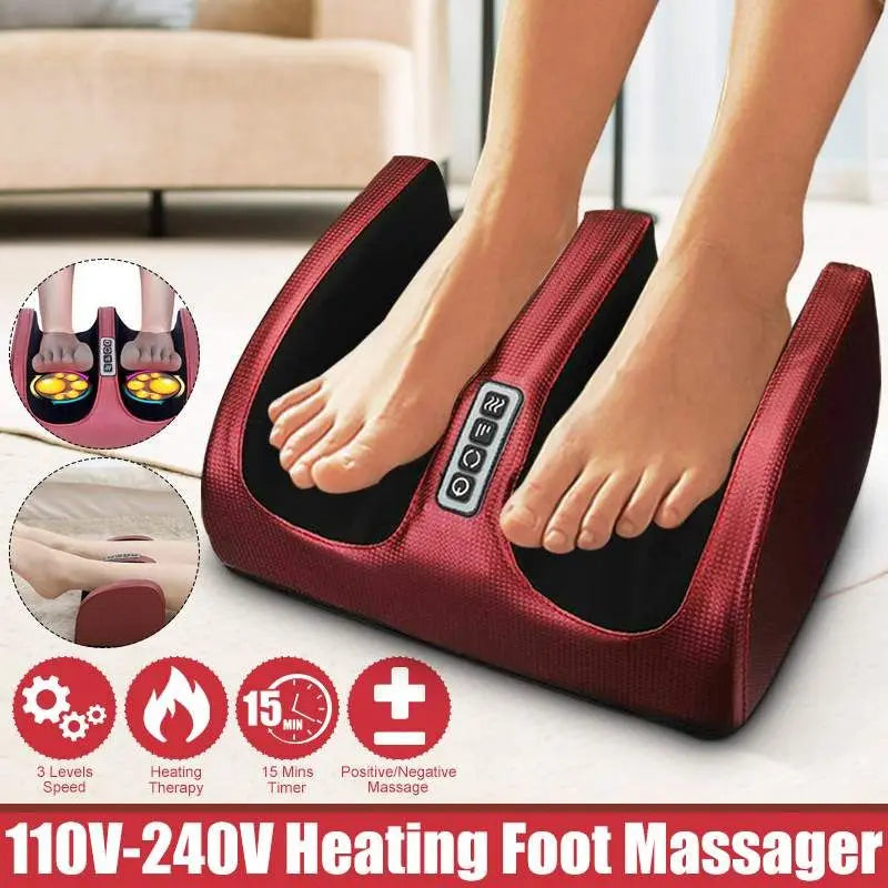 Electric Shiatsu Foot Massager with Heat – 12 Massage Balls – image 2