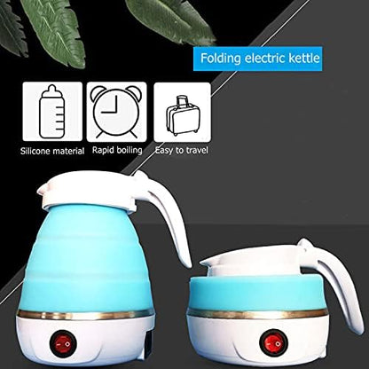 Foldable Silicone Electric Kettle – 800W Travel Kettle – image 1