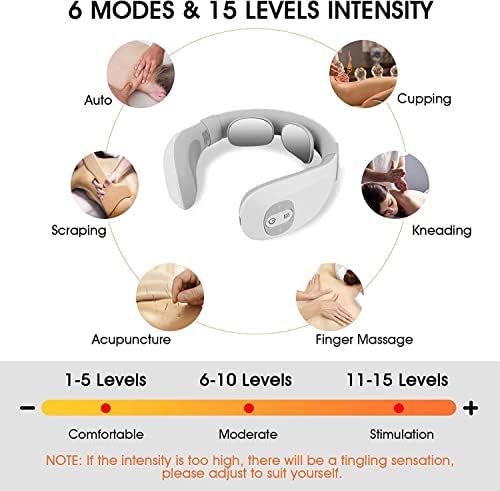 Smart Neck Massager with Heat – 6 Modes, 15 Intensity Levels – image 4