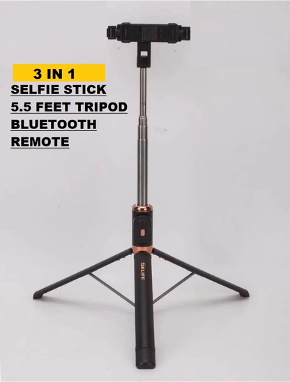 Selfie stick extended