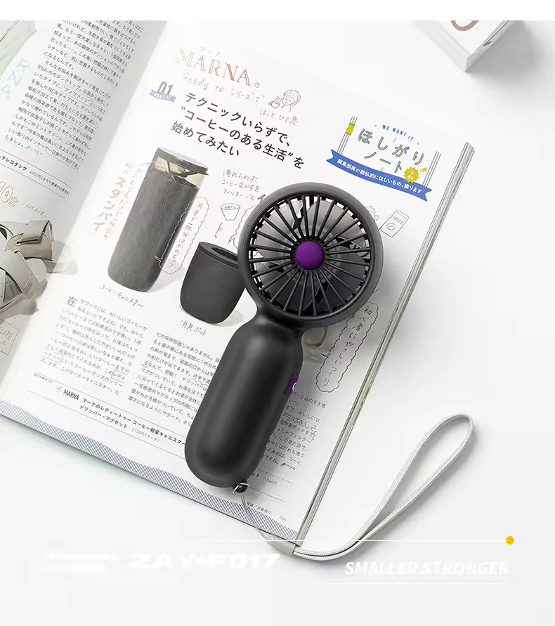 Handheld Mini Fan – 1200mAh USB Rechargeable Pocket Fan – image 1