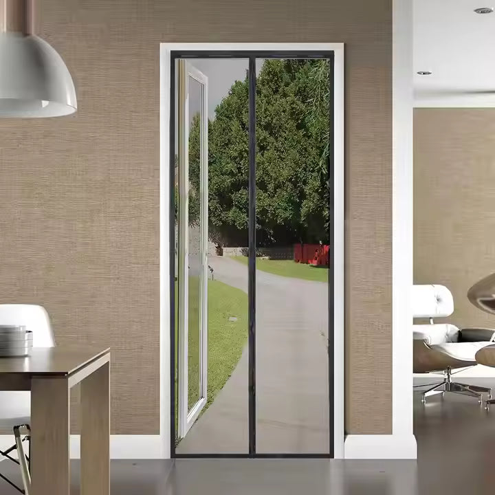 Magnetic Mesh Screen Door – 100 × 220 cm, No Drilling – image 2