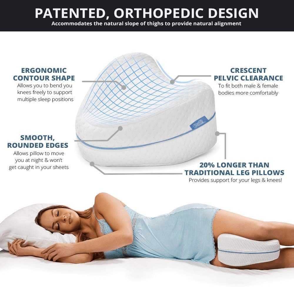 Leg and Knee Foam Support Pillow – Side Sleeper Pillow – image 2