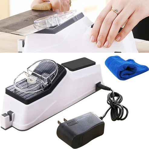 Knife sharpener slots