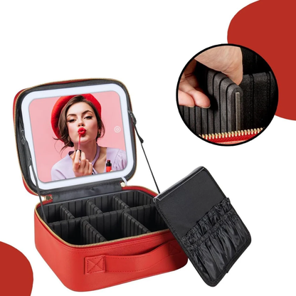 LED Makeup Bag with Light – Travel Cosmetic Case – image 4