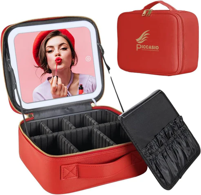 LED Makeup Bag with Light – Travel Cosmetic Case – image 1