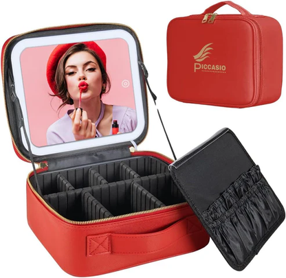 LED Makeup Bag with Light – Travel Cosmetic Case – image 1